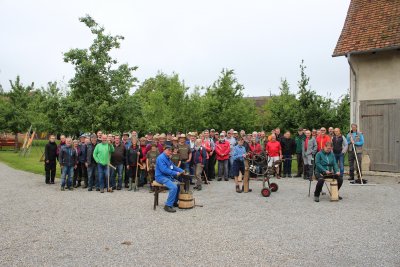 Sensenmähkurs Gruppenbild 2024