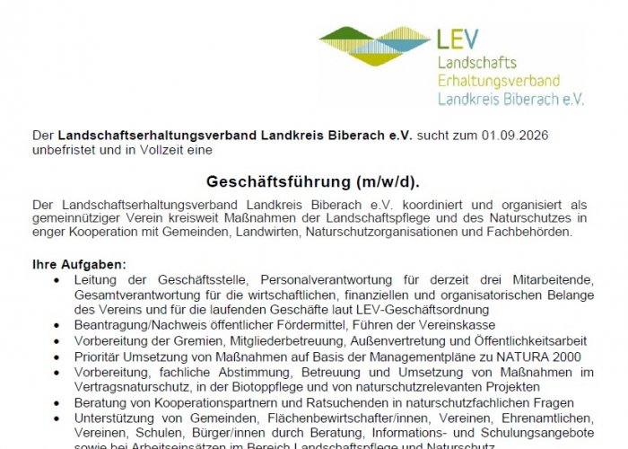 Geschäftsführung gesucht